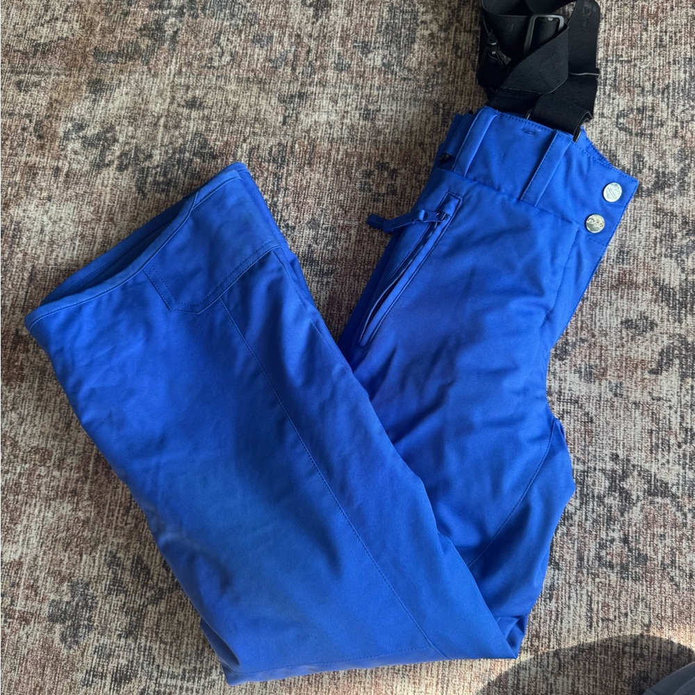 Phenix Junior Blue Ski Pants with Suspenders Size 10